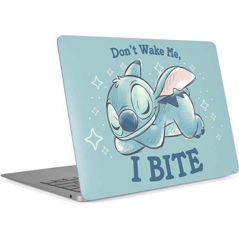 Disney Lilo and Stitch Dont Wake Me I Bite Apple MacBook Air Skin