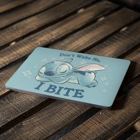 Disney Lilo and Stitch Dont Wake Me I Bite Apple MacBook Air Skin