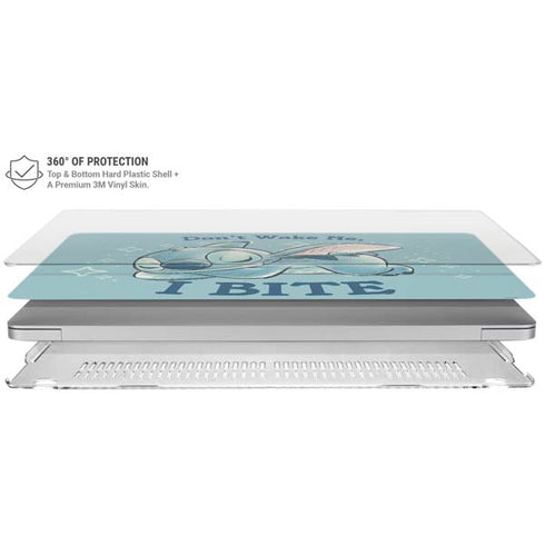 Disney Lilo and Stitch Dont Wake Me I Bite MacBook Air 15in (2023-2025) Case plus Skin