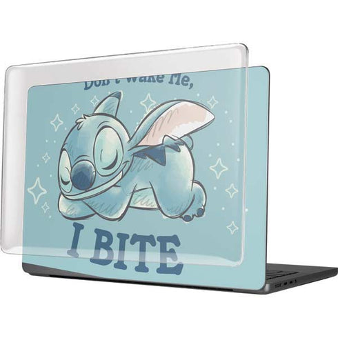 Disney Lilo and Stitch Dont Wake Me I Bite MacBook Pro 14in (2021-24) Case plus Skin