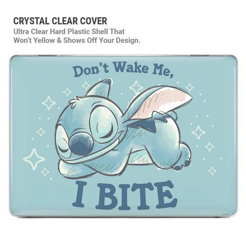 Disney Lilo and Stitch Dont Wake Me I Bite MacBook Pro 15in (2016-19) Case plus Skin