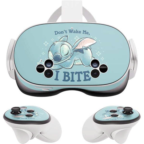 Disney Lilo and Stitch Dont Wake Me I Bite Meta Quest 3S Skin