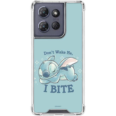 Disney Lilo and Stitch Dont Wake Me I Bite Moto G 5G (2025) Clear Case