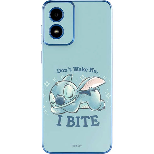 Disney Lilo and Stitch Dont Wake Me I Bite Moto G Play 4G (2024) Skin