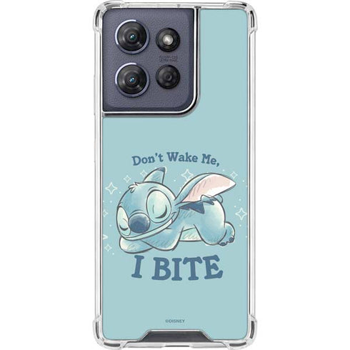 Disney Lilo and Stitch Dont Wake Me I Bite Moto G Power 5G (2025) Clear Case