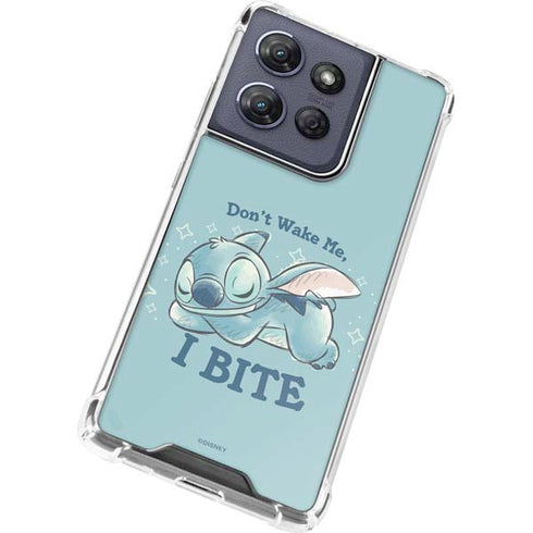 Disney Lilo and Stitch Dont Wake Me I Bite Moto G Power 5G (2025) Clear Case