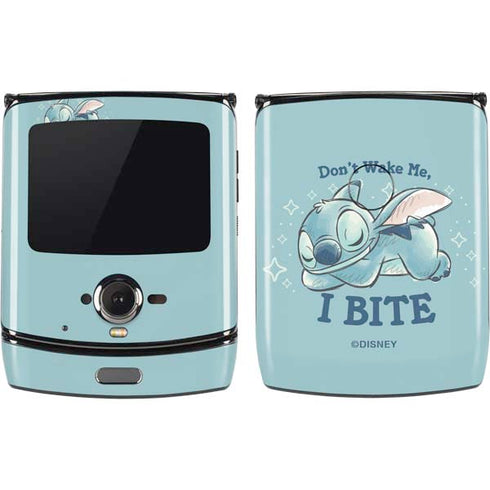 Disney Lilo and Stitch Dont Wake Me I Bite Motorola RAZR Skin