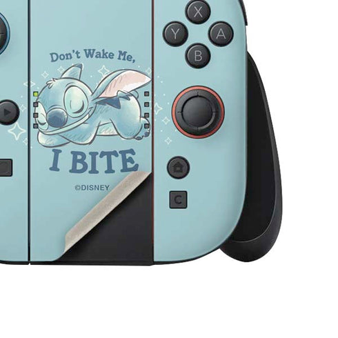 Disney Lilo and Stitch Dont Wake Me I Bite Nintendo Switch 2 (2025) Joy-Con Controller Skin
