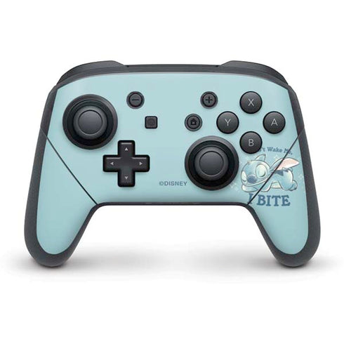 Disney Lilo and Stitch Dont Wake Me I Bite Nintendo Switch Pro Controller Skin