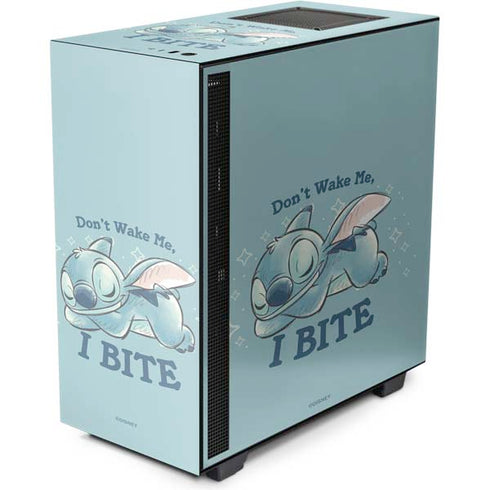 Disney Lilo and Stitch Dont Wake Me I Bite NZXT H510 Compact ATX Mid-Tower Case Skin