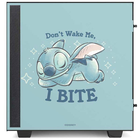 Disney Lilo and Stitch Dont Wake Me I Bite NZXT H510 Compact ATX Mid-Tower Case Skin