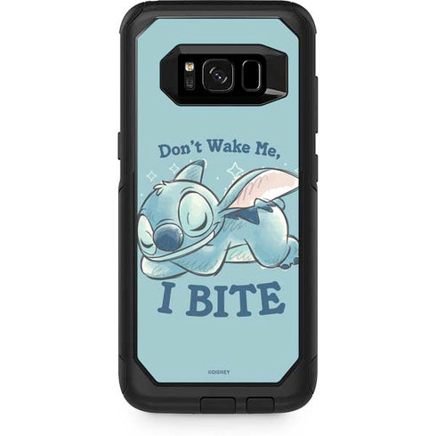 Disney Lilo and Stitch Dont Wake Me I Bite Otterbox Commuter Galaxy Skin