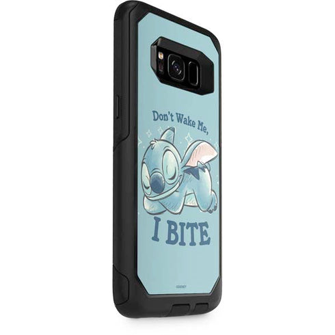 Disney Lilo and Stitch Dont Wake Me I Bite Otterbox Commuter Galaxy Skin