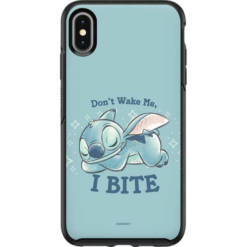Disney Lilo and Stitch Dont Wake Me I Bite Otterbox Symmetry iPhone Skin