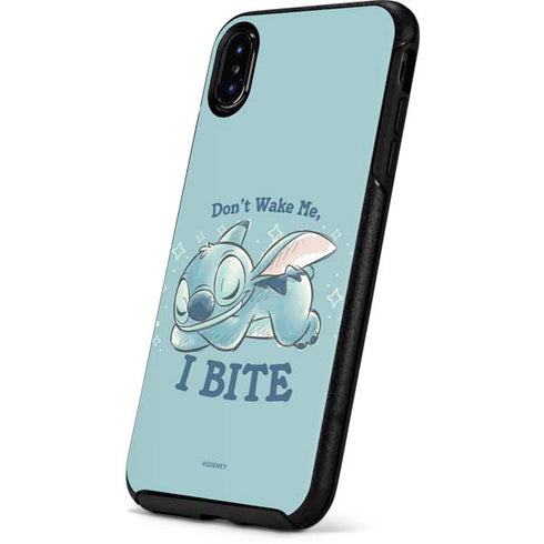 Disney Lilo and Stitch Dont Wake Me I Bite Otterbox Symmetry iPhone Skin