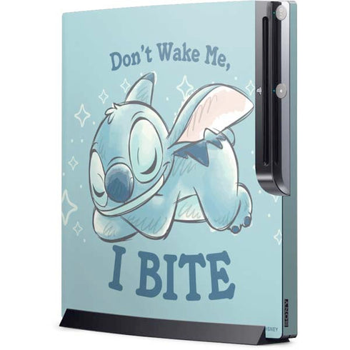 Disney Lilo and Stitch Dont Wake Me I Bite Playstation 3 & PS3 Slim Skin