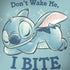 Disney Lilo and Stitch Dont Wake Me I Bite PlayStation 4 Gold Wireless Headset Skin