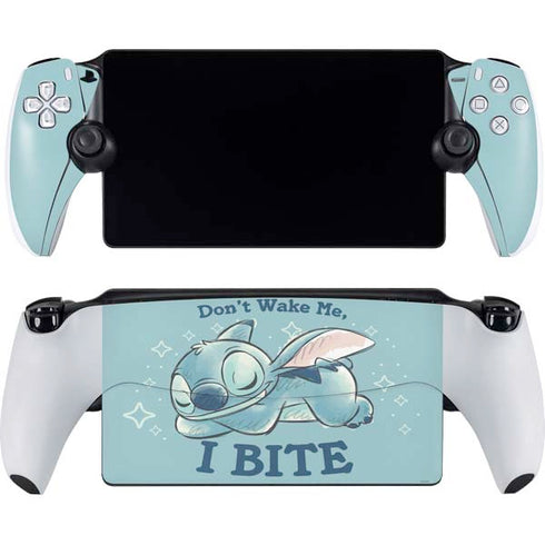 Disney Lilo and Stitch Dont Wake Me I Bite PlayStation PS5 Skins