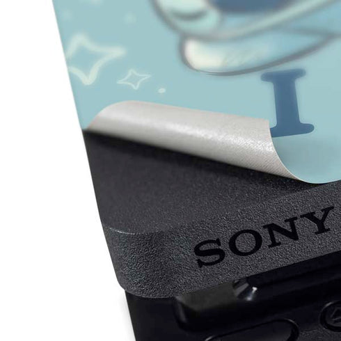 Disney Lilo and Stitch Dont Wake Me I Bite PS4 Pro Console Skin