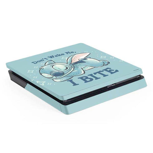 Disney Lilo and Stitch Dont Wake Me I Bite PS4 Slim Skin