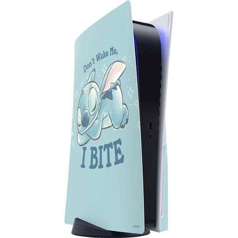 Disney Lilo and Stitch Dont Wake Me I Bite PlayStation PS5 Skins