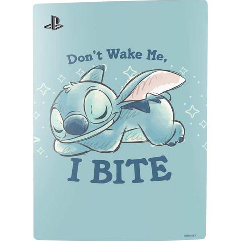 Disney Lilo and Stitch Dont Wake Me I Bite PS5 Console Skin