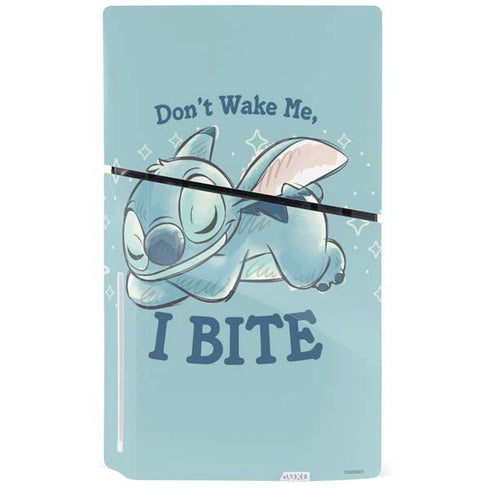 Disney Lilo and Stitch Dont Wake Me I Bite PS5 Slim Disk Bundle Skin