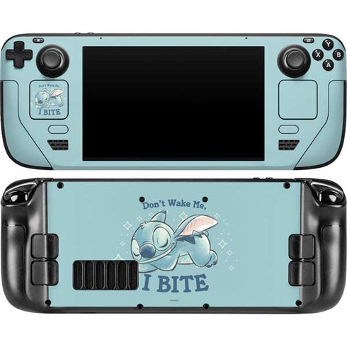 Disney Lilo and Stitch Dont Wake Me I Bite Steam Deck Handheld Gaming Computer OLED Skin