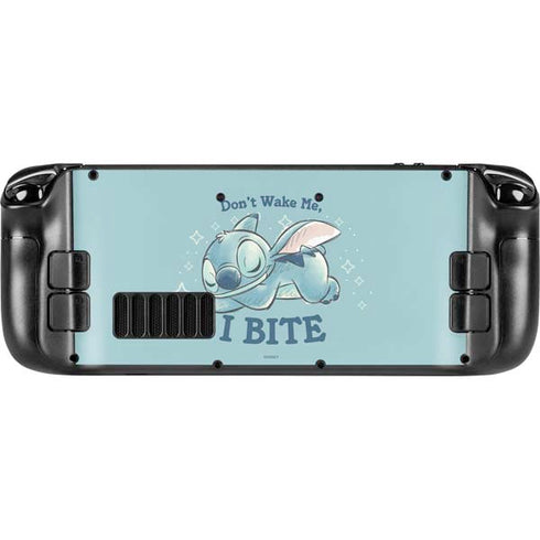 Disney Lilo and Stitch Dont Wake Me I Bite Steam Deck Handheld Gaming Computer OLED Skin