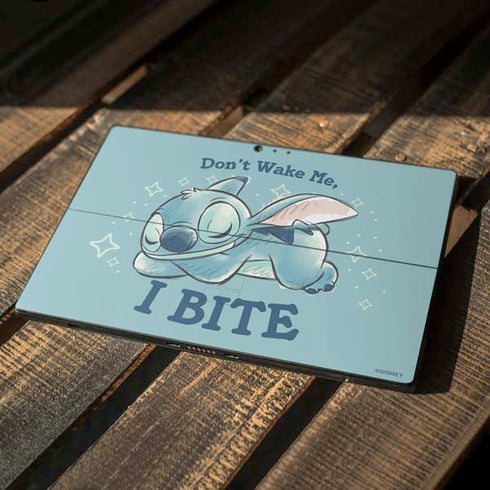 Disney Lilo and Stitch Dont Wake Me I Bite Surface Pro 6 Skin