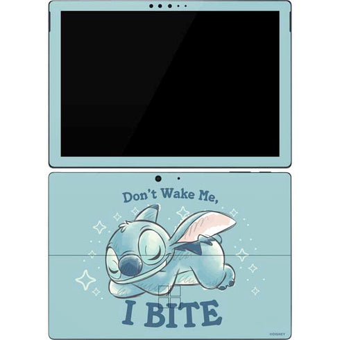 Disney Lilo and Stitch Dont Wake Me I Bite Surface Pro 7 Skin