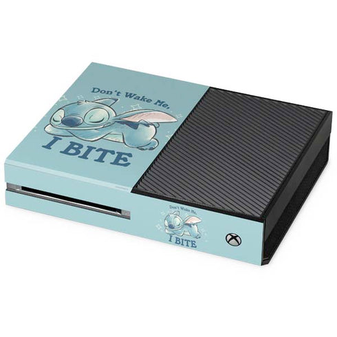 Disney Lilo and Stitch Dont Wake Me I Bite Xbox One Console Skin