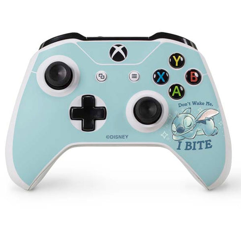 Disney Lilo and Stitch Dont Wake Me I Bite Xbox One S Console and Controller Bundle Skin
