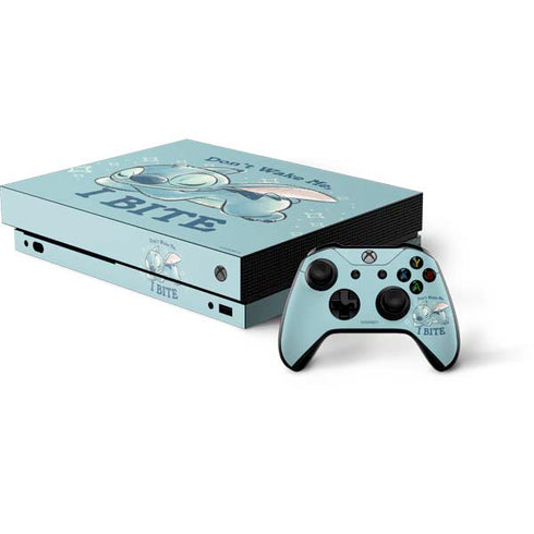 Disney Lilo and Stitch Dont Wake Me I Bite Xbox One Skins