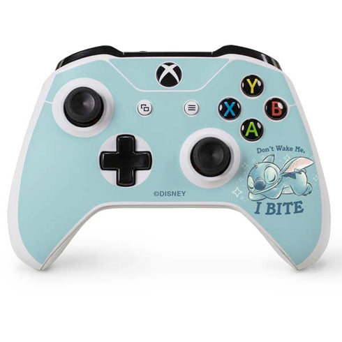 Disney Lilo and Stitch Dont Wake Me I Bite Xbox One X Controller Skin