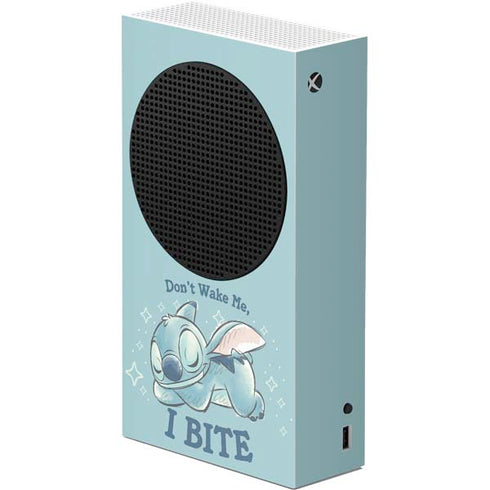 Disney Lilo and Stitch Dont Wake Me I Bite Xbox Series S Console Skin
