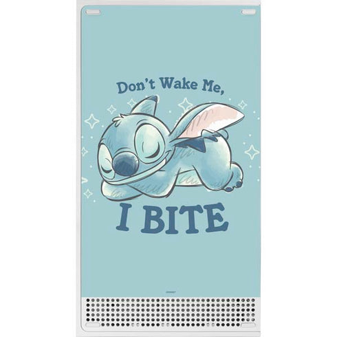 Disney Lilo and Stitch Dont Wake Me I Bite Xbox Series S Console Skin