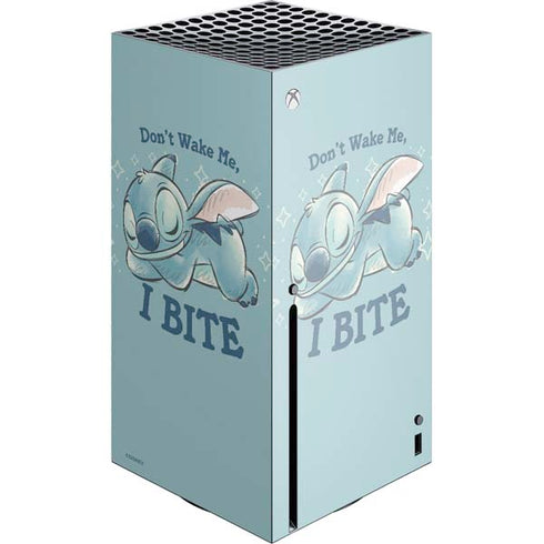 Disney Lilo and Stitch Dont Wake Me I Bite Xbox Series X Console Skin