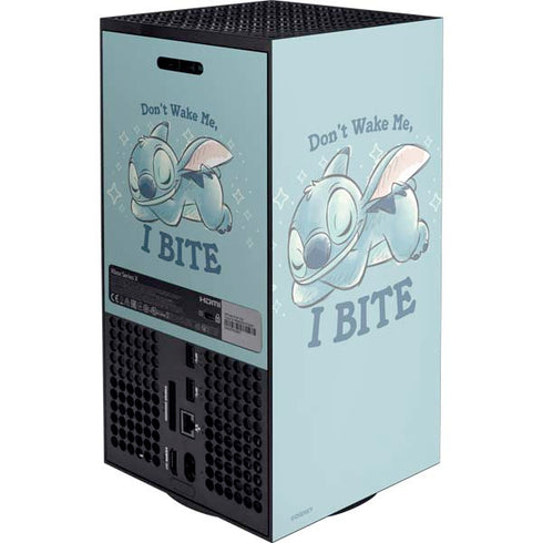 Disney Lilo and Stitch Dont Wake Me I Bite Xbox Series X Console Skin