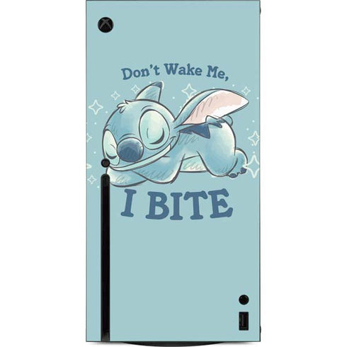 Disney Lilo and Stitch Dont Wake Me I Bite Xbox Series X Console Skin