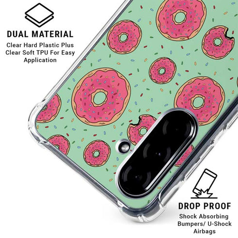 Donuts Foodie Galaxy A36 5G Clear Case