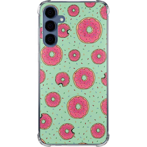 Donuts Foodie Galaxy A55 5G Clear Case