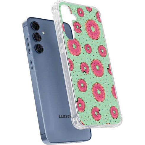 Donuts Foodie Galaxy A55 5G Clear Case