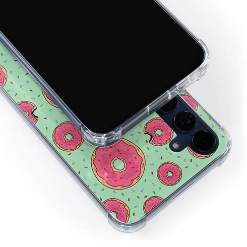 Donuts Foodie Galaxy A55 5G Clear Case