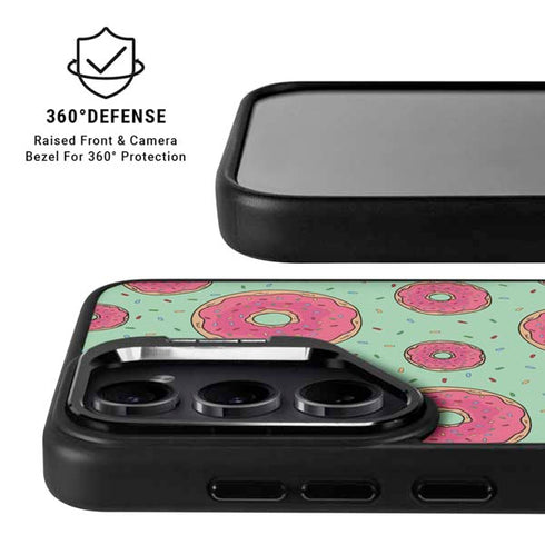 Donuts Foodie Galaxy S25 Kickstand Case