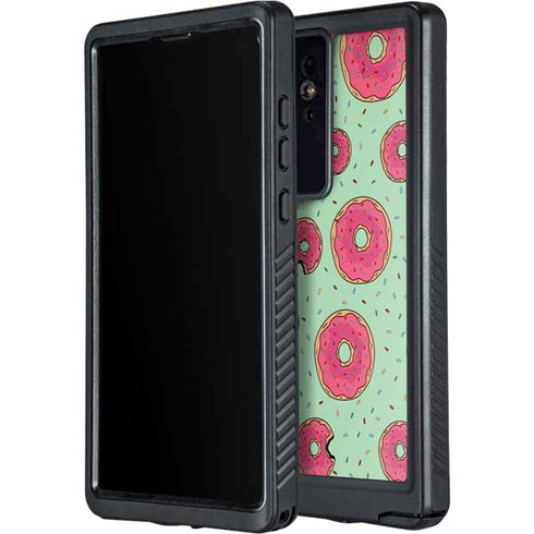 Donuts Foodie Galaxy S24 Ultra Waterproof Case