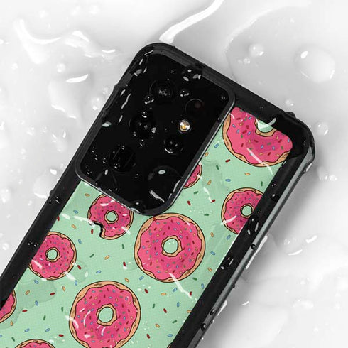 Donuts Foodie Galaxy S24 Ultra Waterproof Case