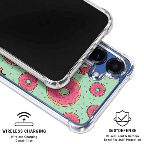 Donuts Foodie Galaxy S25 Plus Clear Case