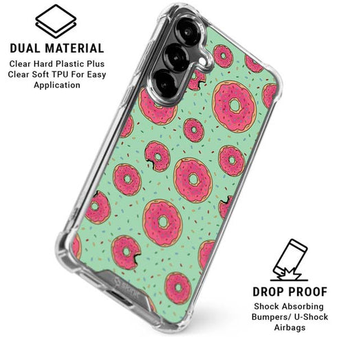 Donuts Foodie Galaxy S26 Clear Case