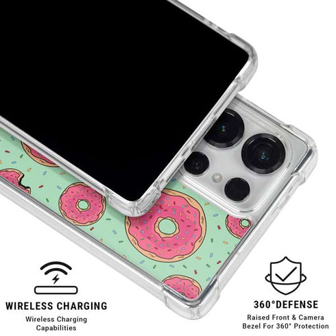 Donuts Foodie Galaxy S26 Ultra Clear Case